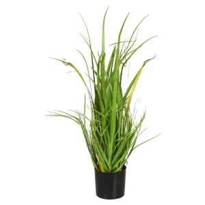 Depot Plante Artificielle Touffe D'Herbe, En Pot^ Arbres Artificiels