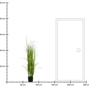 Depot Plante Artificielle Touffe D'Herbe En Pot^ Arbres Artificiels