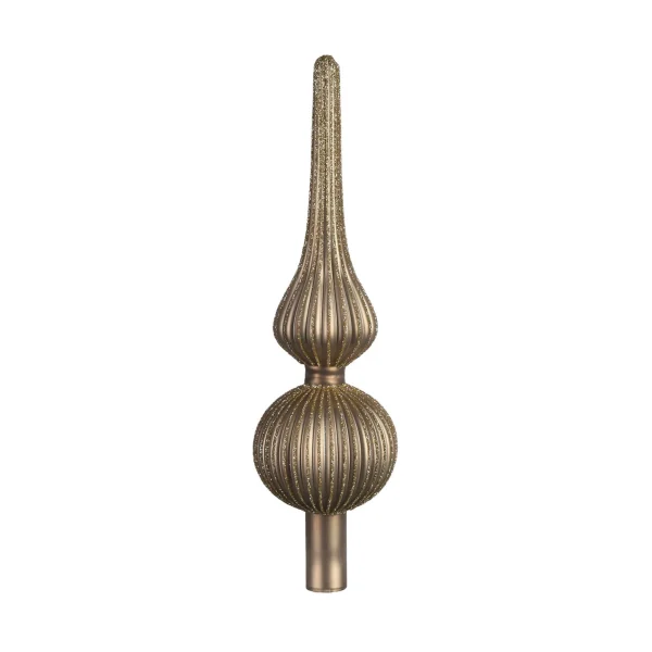 Depot Pointe D'Arbre En Verre Rainure^ Boules & Pointes D'Arbres