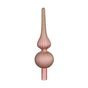 Depot Pointe D'Arbre En Verre Rainure^ Boules & Pointes D'Arbres