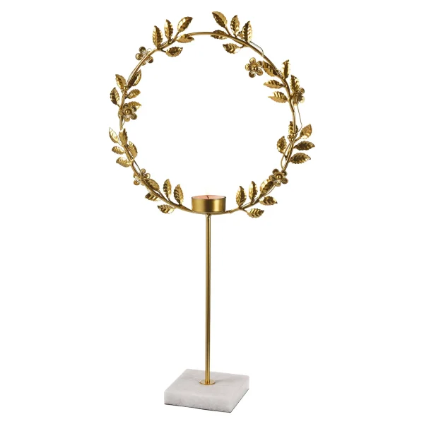 Depot Porte-Bougie A Chauffe-Plat Goldy
