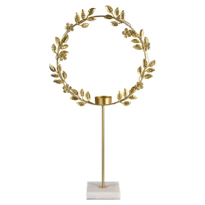 Depot Porte-Bougie A Chauffe-Plat Goldy