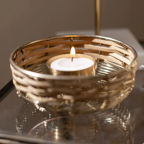 Depot Porte-Bougies A Chauffe-Plat More^ Lanternes & Chandeliers