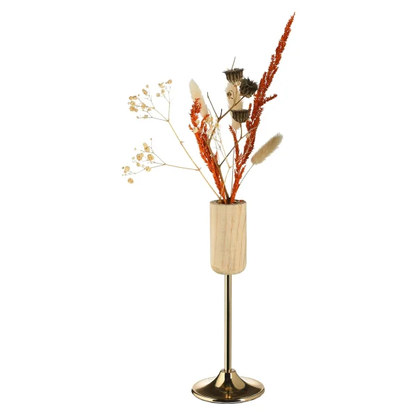 Depot Porte-Bougies A Tige/Support Décoratif Double Use