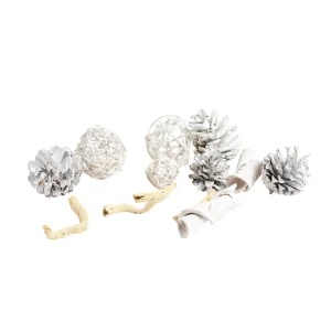 Depot Pot-Pourri All White^ Branches & Cônes De Sapin