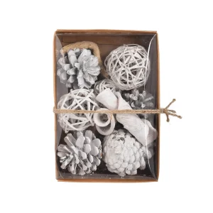 Depot Pot-Pourri All White^ Branches & Cônes De Sapin