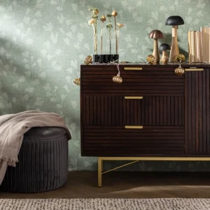 Depot Pouf En Velours Agnes Avec Espace De Rangement