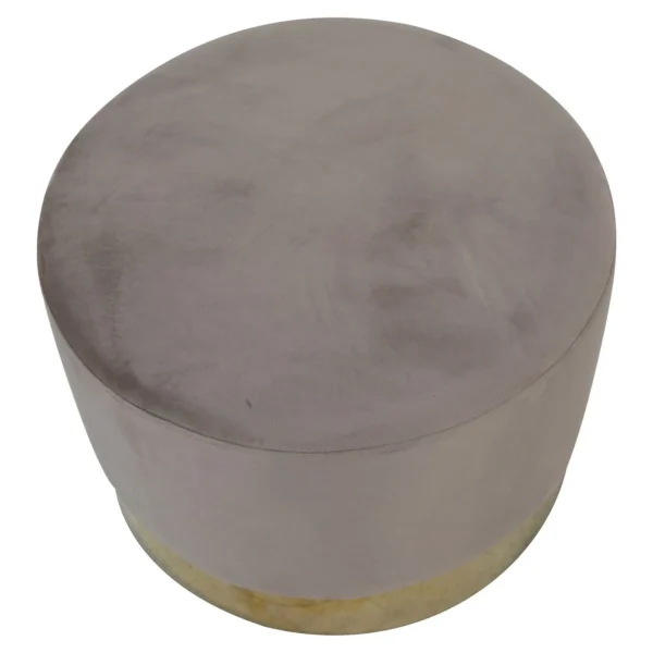 Depot Pouf En Velours Marla