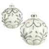 Depot Relief Kugel-Set Offweiss^ Boules & Pointes D'Arbres
