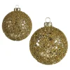 Depot Roundgranulat Kugel-Set Gold^ Boules & Pointes D'Arbres