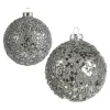 Depot Roundgranulat Kugel-Set Silber^ Boules & Pointes D'Arbres