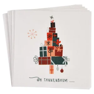 Depot Serviettes Arbre Cadeau^ Linge De Table