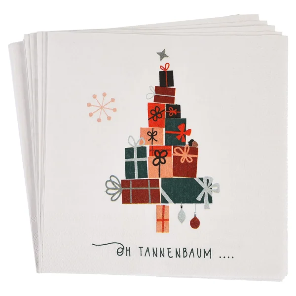 Depot Serviettes Arbre Cadeau^ Linge De Table