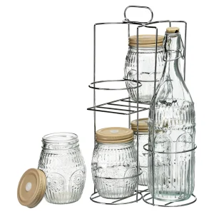 Depot Set Bouteille & Verre Romance Avec Support^ Vaisselle De Noël