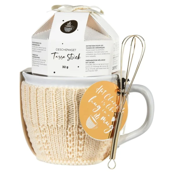 Depot Set Cadeau Tasse Tricot