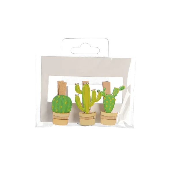 Depot Set D'Agrafes Décoratives Cactus