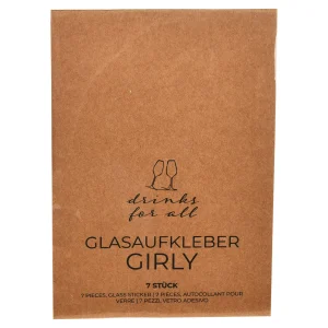 Depot Set D'Autocollants Pour Verre Girly^ Vaisselle De Noël
