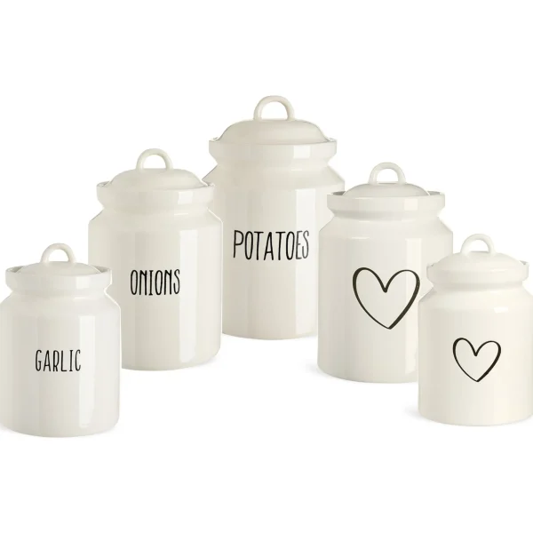 Depot Set De Boîtes A Provisions Coeur & Legumes^ Accessoires De Cuisson & Boîtes À Pâtisserie