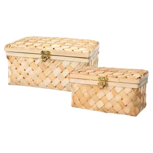 Depot Set De Boîtes De Rangement Woven