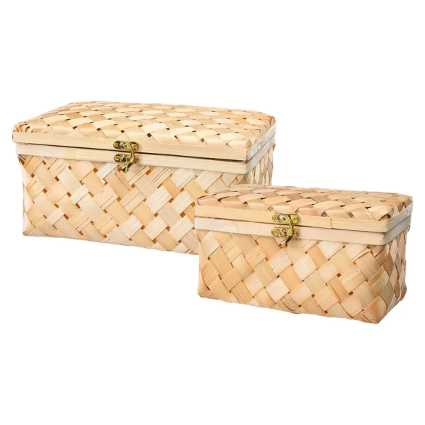 Depot Set De Boîtes De Rangement Woven