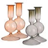 Depot Set De Bougeoirs Fer^ Lanternes & Chandeliers