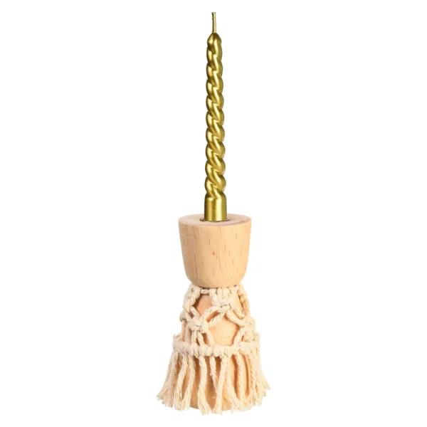 Depot Set De Bougeoirs Mini Macramee