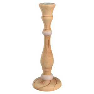 Depot Set De Bougeoirs Woody^ Lanternes & Chandeliers