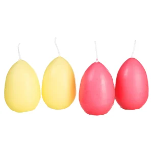 Depot Set De Bougies A Motif "Oeuf