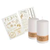 Depot Set De Bougies Avent Avec Autocollants Pour Bougies^ Bougies De L'Avent