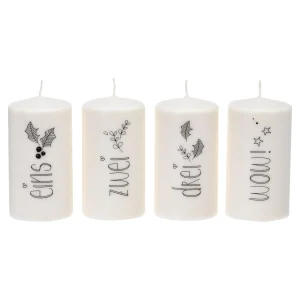 Depot Set De Bougies Chauffe-Plat 1-2-3-Wow !^ Bougies De L'Avent