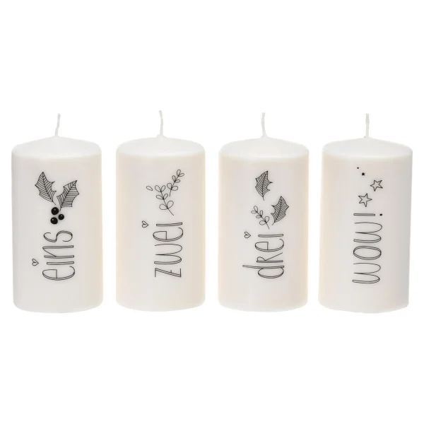Depot Set De Bougies Chauffe-Plat 1-2-3-Wow !^ Bougies De L'Avent