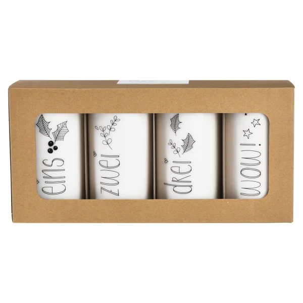 Depot Set De Bougies Chauffe-Plat 1-2-3-Wow !^ Bougies De L'Avent