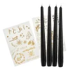 Depot Set De Bougies Pointues Avent Avec Autocollants Pour Bougies^ Bougies De L'Avent