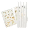 Depot Set De Bougies Pointues Avent Avec Autocollants Pour Bougies^ Bougies De L'Avent