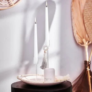 Depot Set De Bougies Pointues Avent Avec Autocollants Pour Bougies^ Bougies De L'Avent