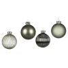 Depot Set De Boules De Noël En Verre Rainure^ Boules & Pointes D'Arbres