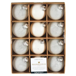 Depot Set De Boules De Noël En Verre Glam Mix^ Boules & Pointes D'Arbres