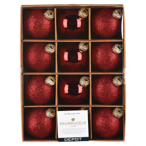 Depot Set De Boules De Noël En Verre Glam Mix^ Boules & Pointes D'Arbres