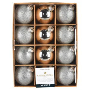 Depot Set De Boules De Noël En Verre Glam Mix^ Boules & Pointes D'Arbres