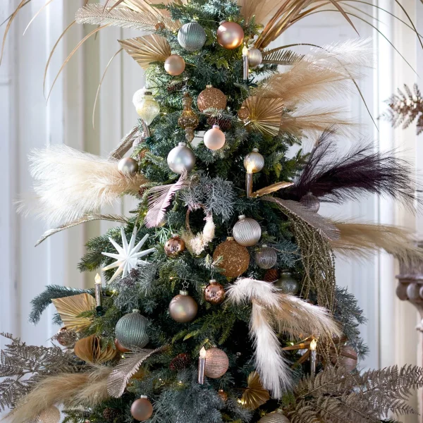 Depot Set De Boules De Noël En Verre^ Boules & Pointes D'Arbres