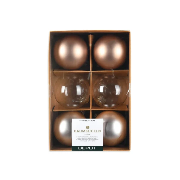 Depot Set De Boules De Noël En Verre^ Boules & Pointes D'Arbres