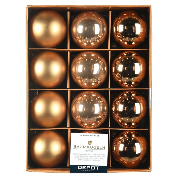 Depot Set De Boules De Noël En Verre^ Boules & Pointes D'Arbres