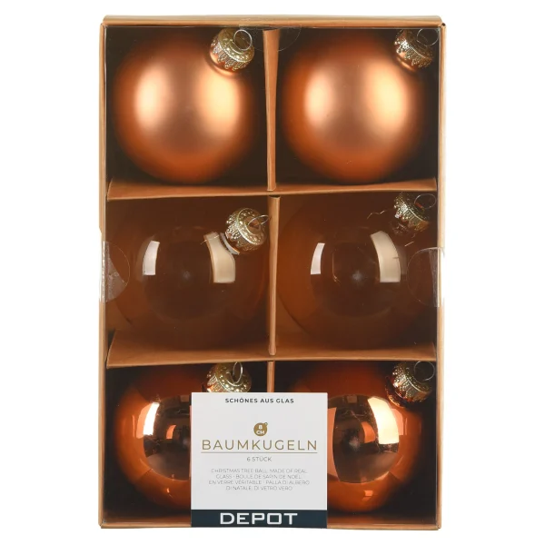 Depot Set De Boules De Noël En Verre^ Boules & Pointes D'Arbres