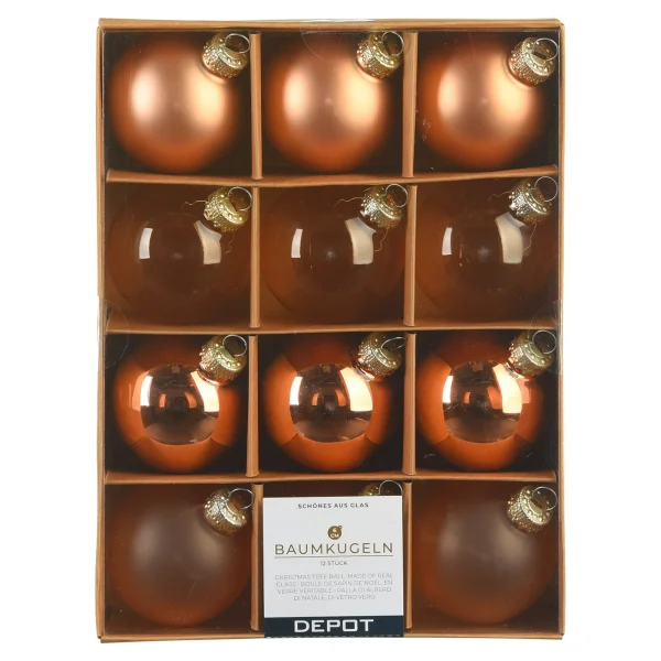 Depot Set De Boules De Noël En Verre^ Boules & Pointes D'Arbres