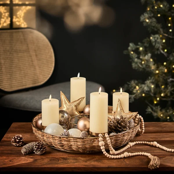 Depot Set De Boules De Noël En Verre Glimmermix^ Boules & Pointes D'Arbres
