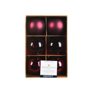 Depot Set De Boules De Noël En Verre^ Boules & Pointes D'Arbres