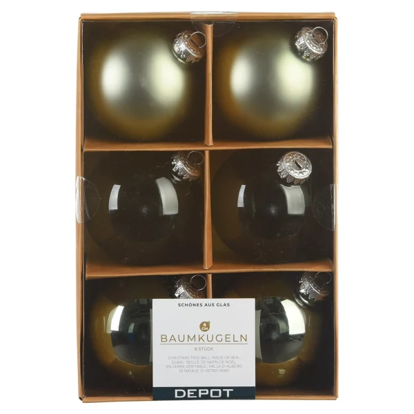 Depot Set De Boules De Noël En Verre^ Boules & Pointes D'Arbres
