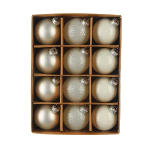 Depot Set De Boules De Noël En Verre Glimmermix^ Boules & Pointes D'Arbres