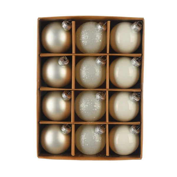 Depot Set De Boules De Noël En Verre Glimmermix^ Boules & Pointes D'Arbres