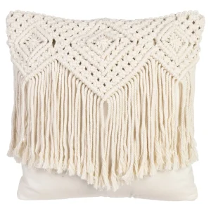 Depot Set De Coussins En Jute Et Macrame